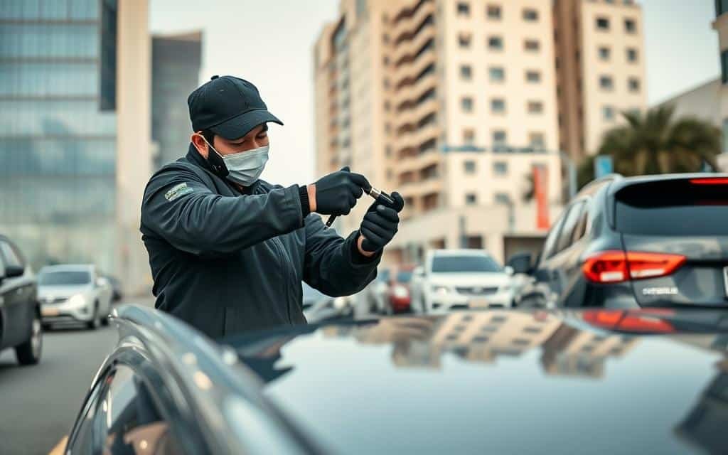 تعلم كيف فتح باب سياره